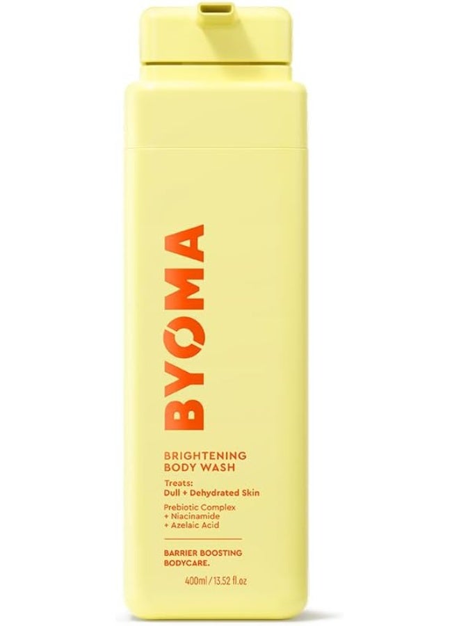 BYOMA Brightening Body Wash (400ml) Treats Dull and Dehydrated Skin, Balances and Repairs the Skin Barrier with Niacinamide and Azelaic Acid - Brightens and Evens Skin Tone - Image 1